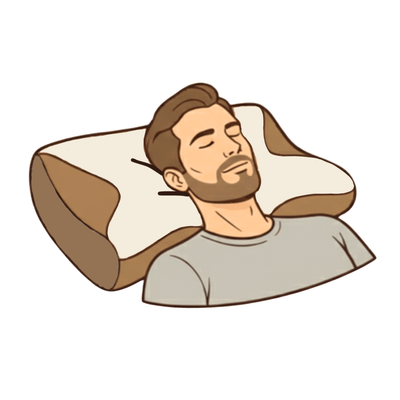 Natürliche Balance in jeder Schlafposition